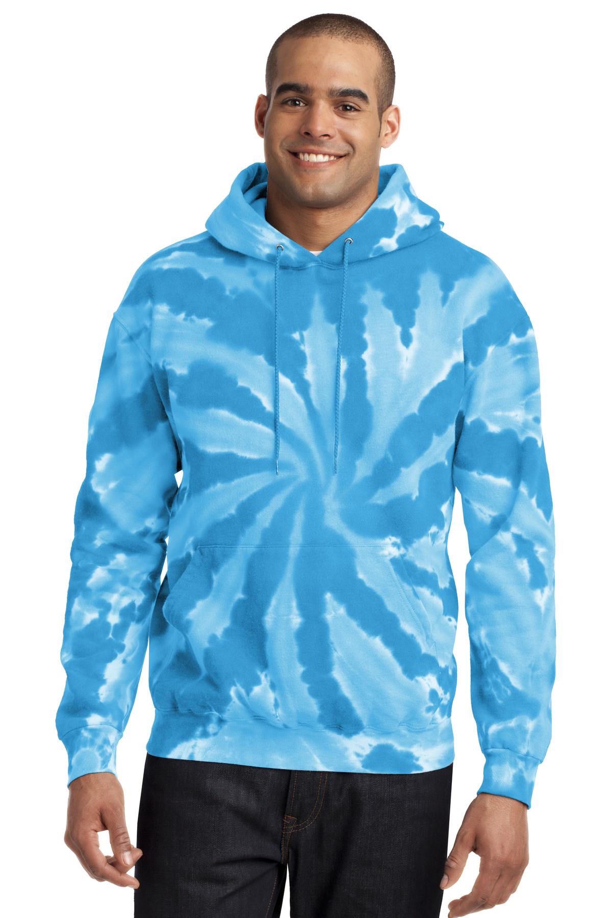 Port & Company - Men's Tie-Dye Pullover Hooded Sweatshirt Mens Apparel Sweatshirts & Fleece