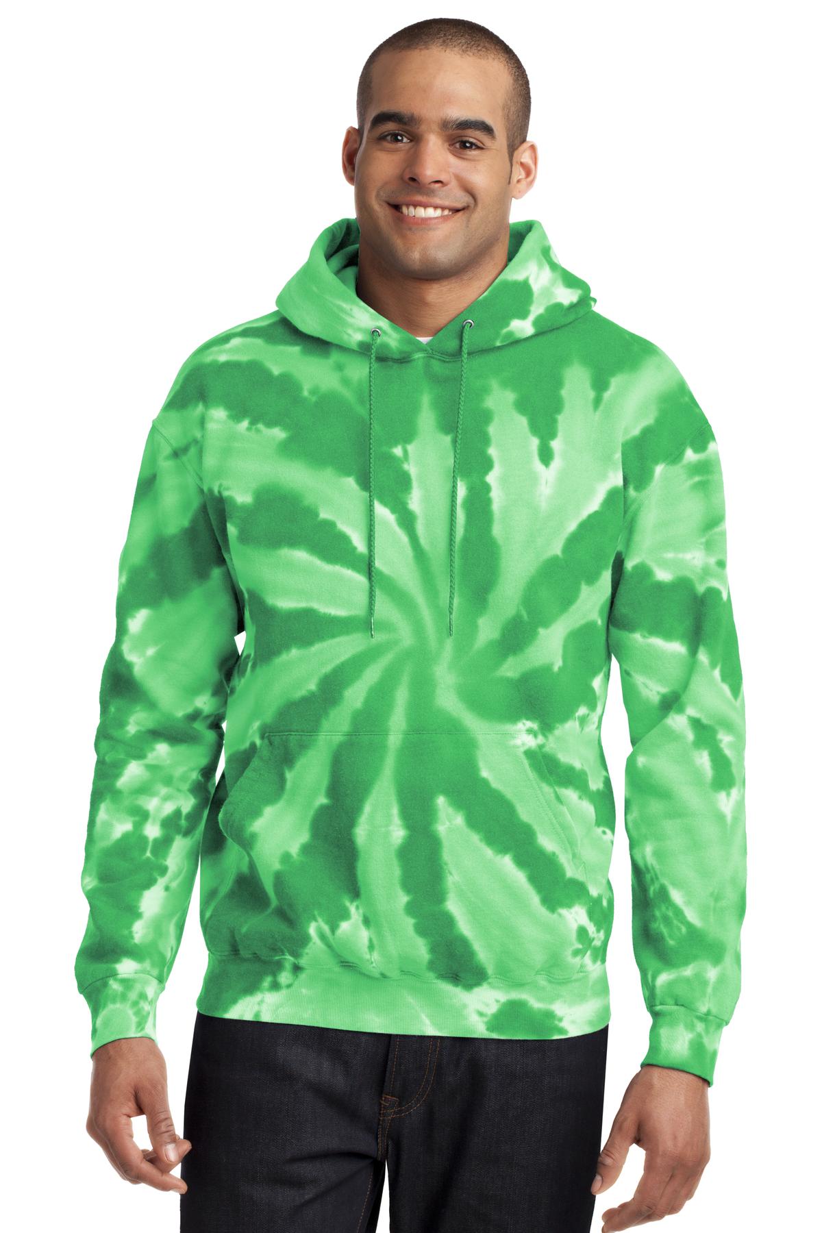 Port & Company - Men's Tie-Dye Pullover Hooded Sweatshirt Mens Apparel Sweatshirts & Fleece
