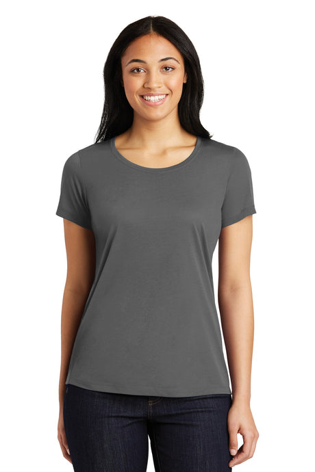 Sport-Tek Women's PosiCharge Competitor Cotton Touch Scoop Neck Tee Womens Apparel Shirts & Tops