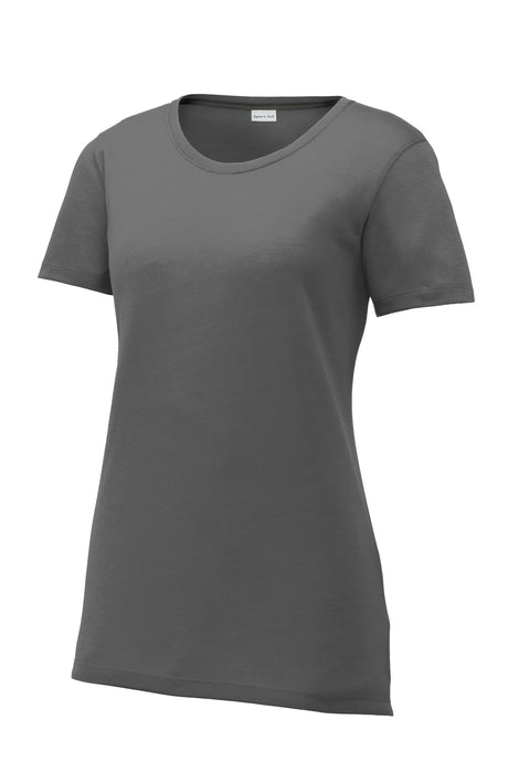 Sport-Tek Women's PosiCharge Competitor Cotton Touch Scoop Neck Tee Womens Apparel Shirts & Tops