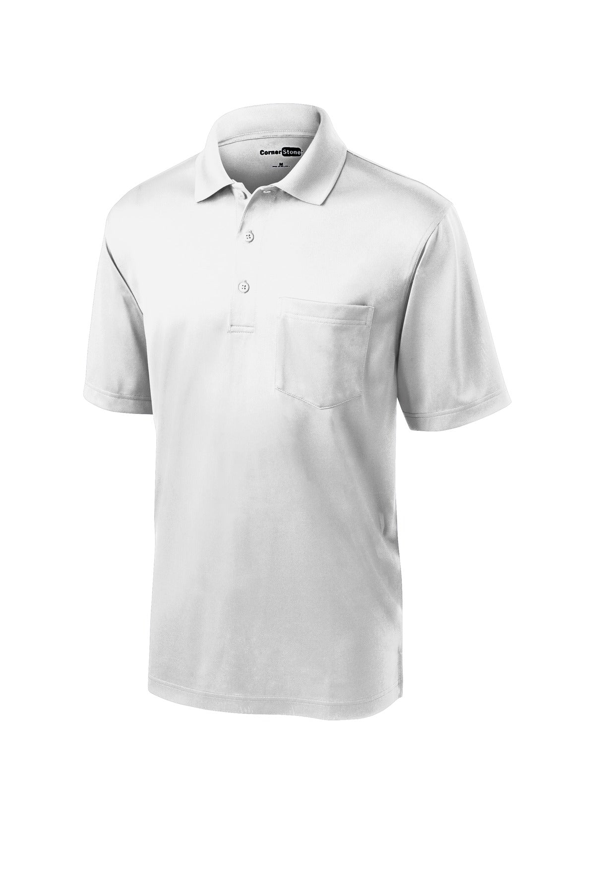 CornerStone Men's Select Snag-Proof Pocket Polo. CS412P Mens Apparel Shirts & Tops