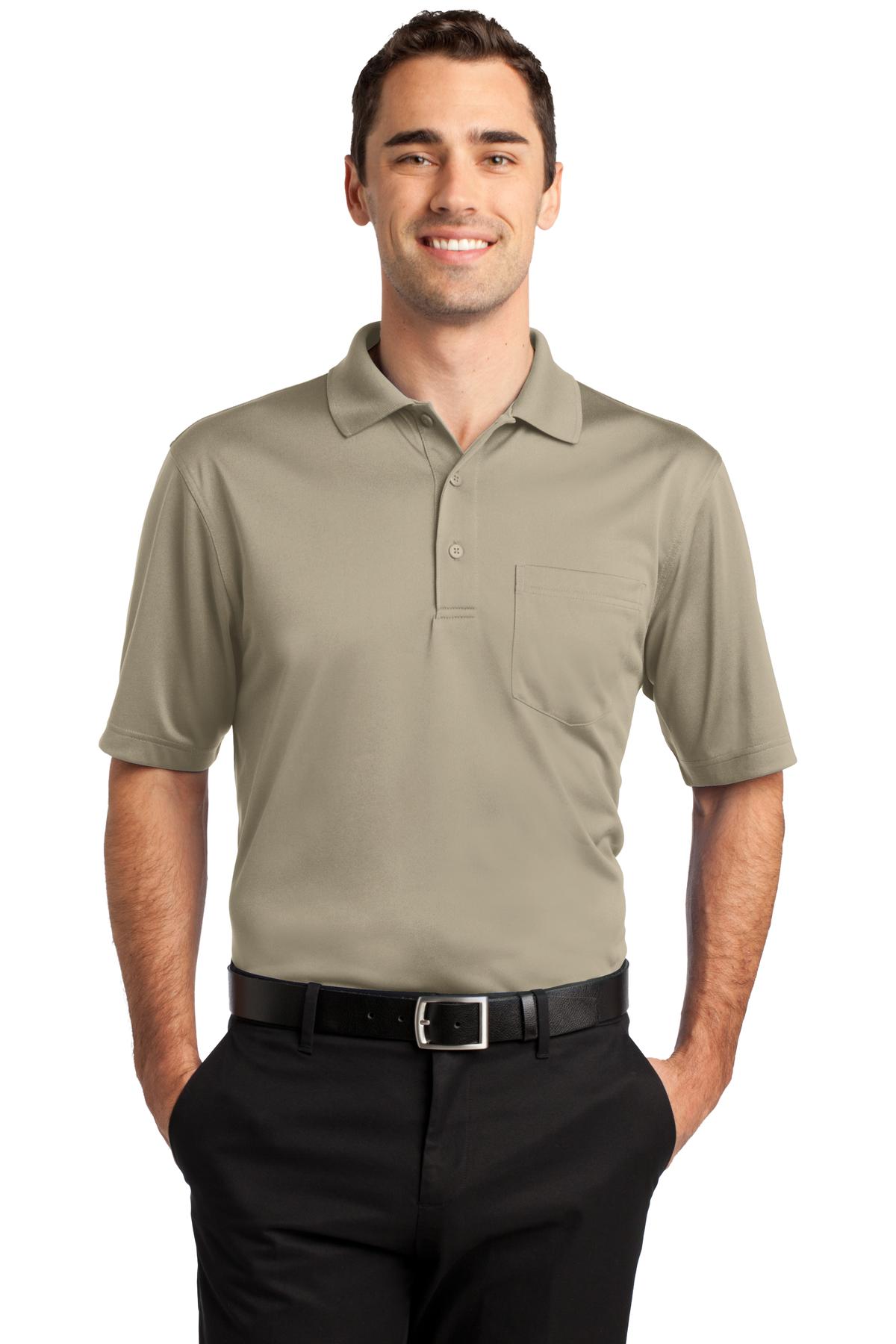 CornerStone Men's Select Snag-Proof Pocket Polo. CS412P Mens Apparel Shirts & Tops