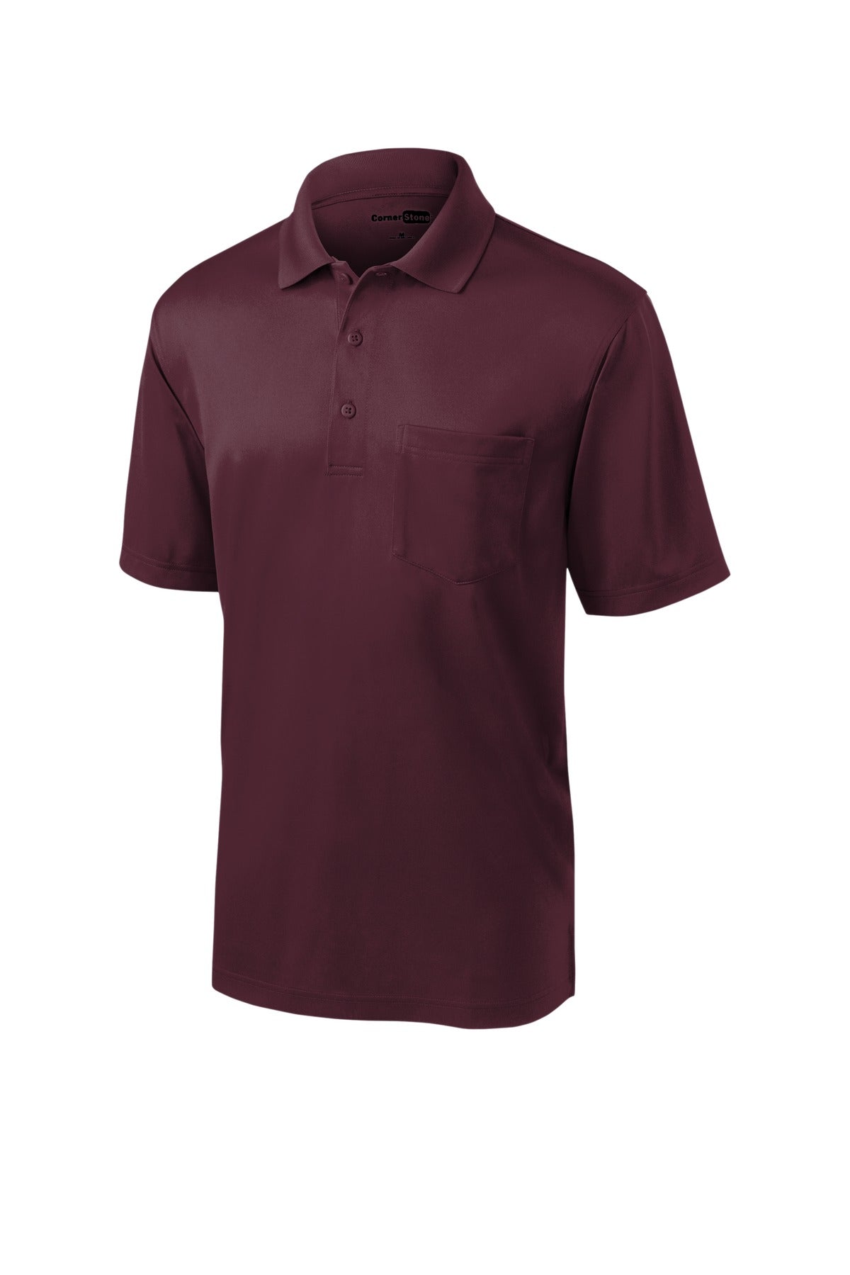 CornerStone Men's Select Snag-Proof Pocket Polo. CS412P Mens Apparel Shirts & Tops