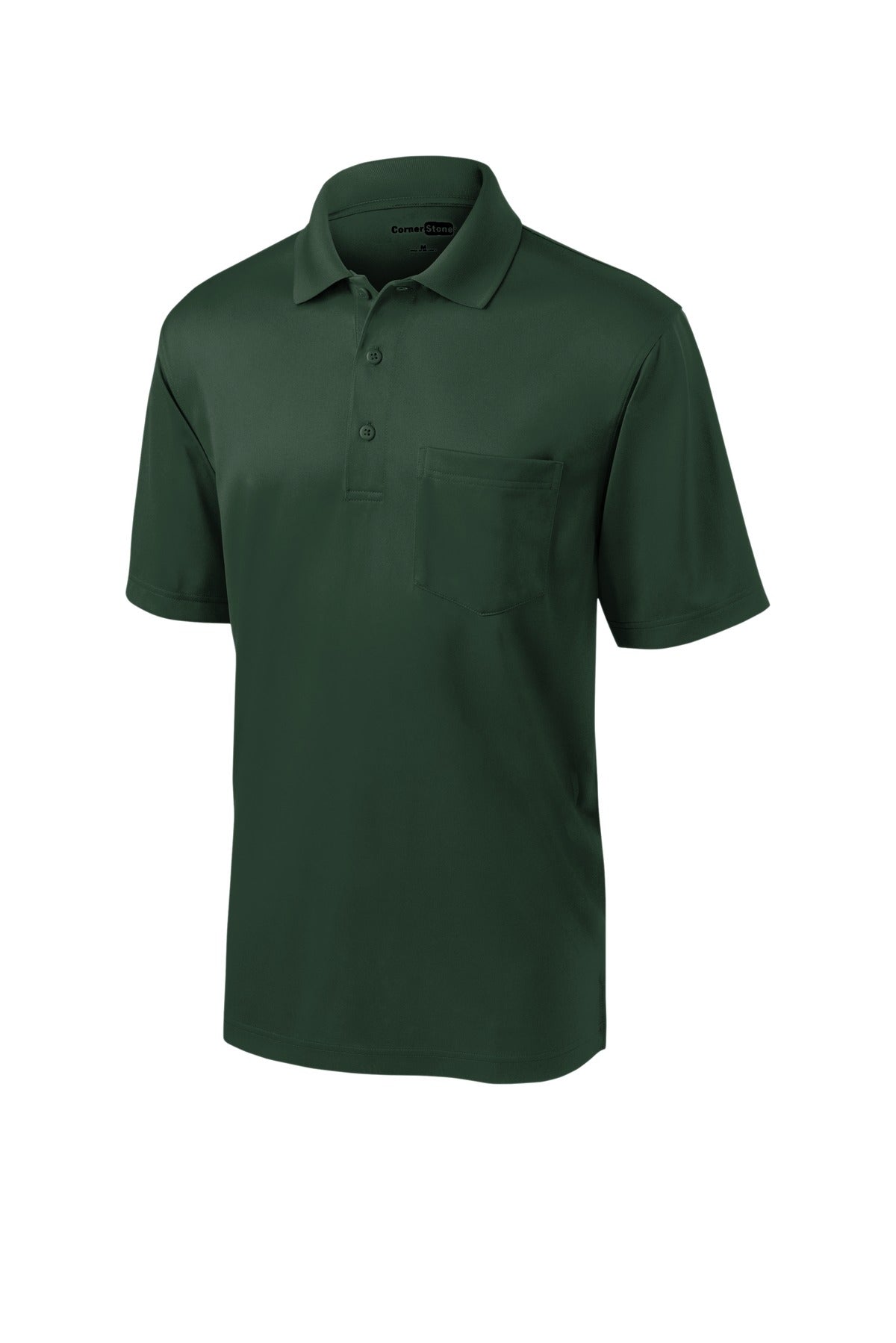 CornerStone Men's Select Snag-Proof Pocket Polo. CS412P Mens Apparel Shirts & Tops