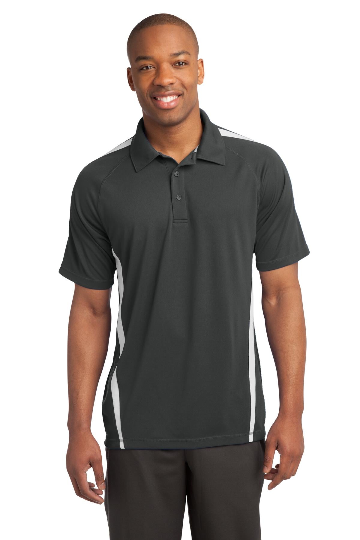 Sport-Tek Men's PosiCharge Micro-Mesh Colorblock Polo Mens Apparel Shirts & Tops