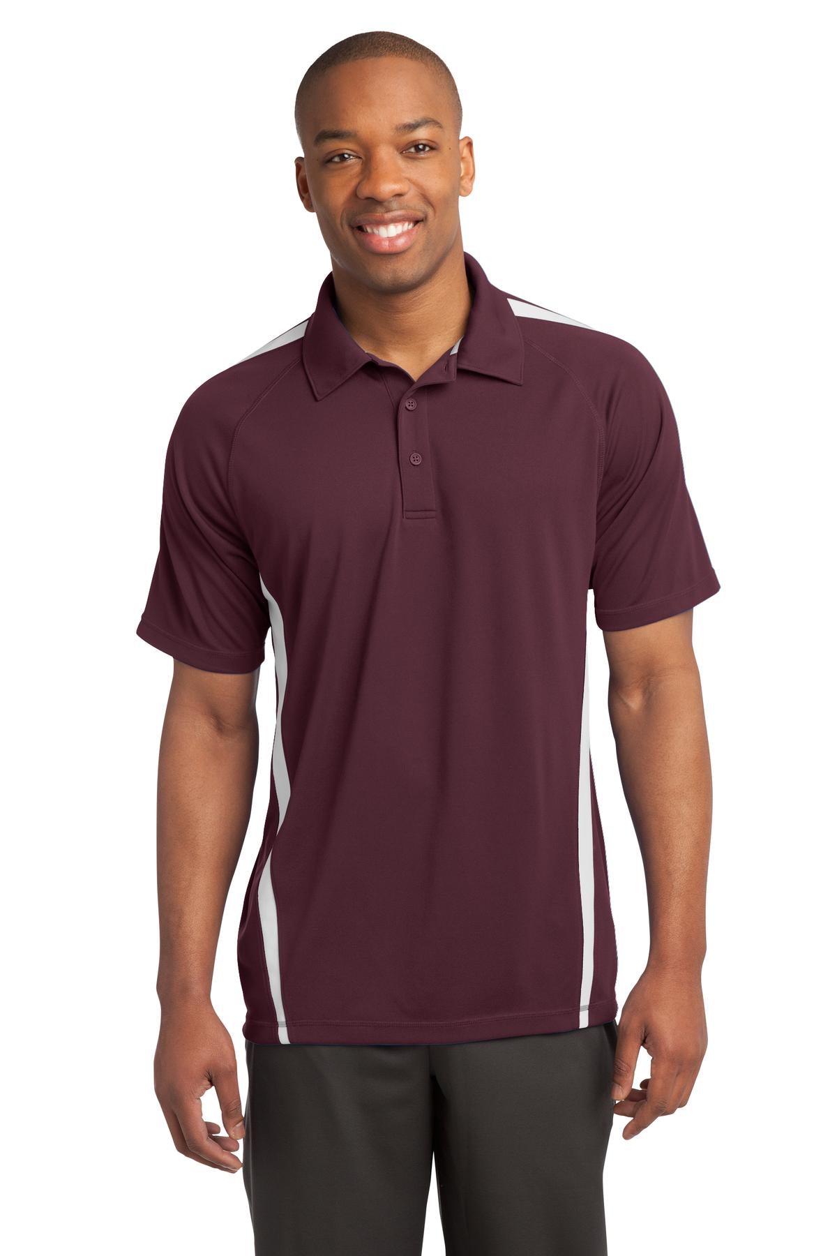Sport-Tek Men's PosiCharge Micro-Mesh Colorblock Polo Mens Apparel Shirts & Tops