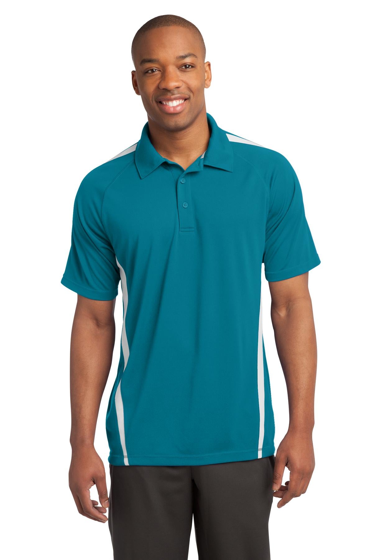 Sport-Tek Men's PosiCharge Micro-Mesh Colorblock Polo Mens Apparel Shirts & Tops