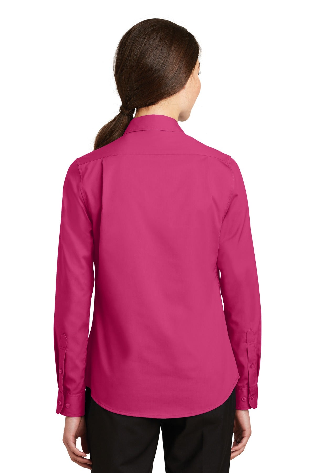 Port Authority Ladies SuperPro Twill Shirt. L663 Womens Apparel Shirts & Tops