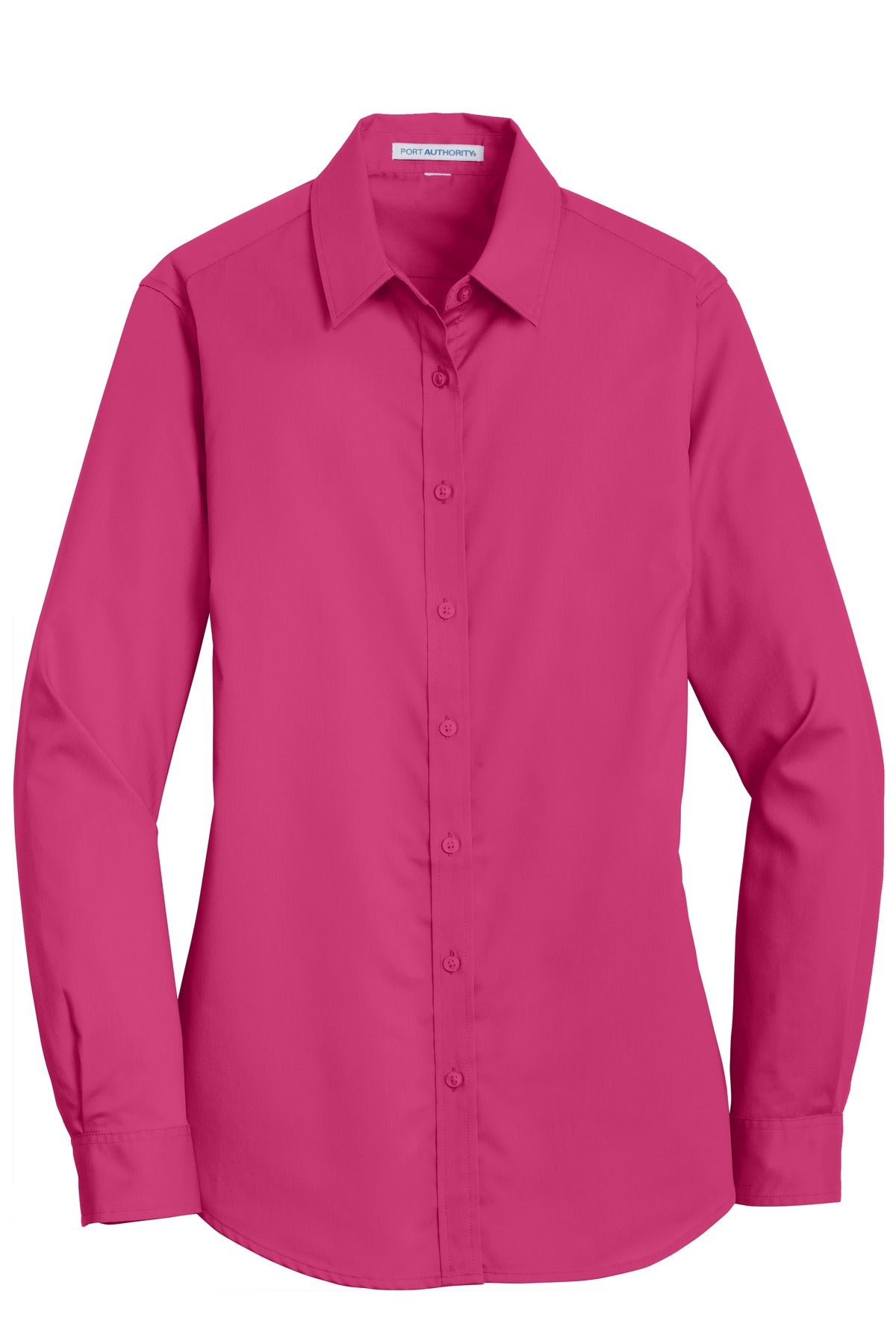 Port Authority Ladies SuperPro Twill Shirt. L663 Womens Apparel Shirts & Tops