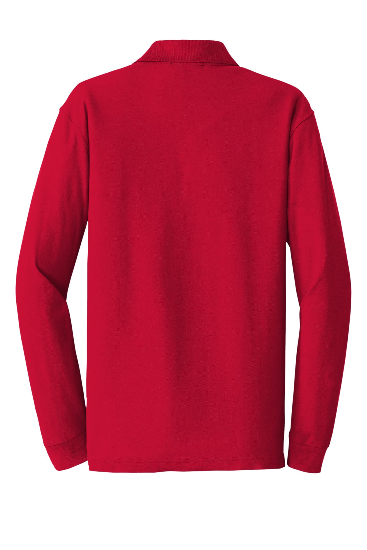Port Authority Men's Long Sleeve Core Classic Pique Polo. K100LS Mens Apparel Shirts & Tops