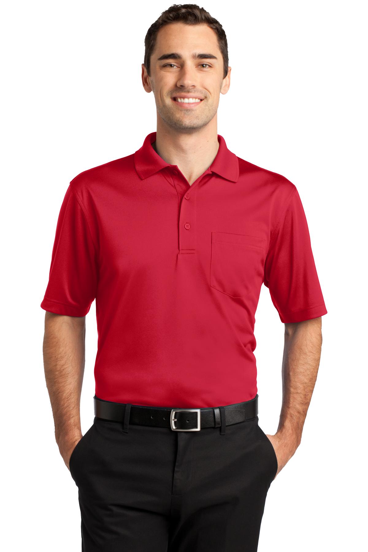 CornerStone Men's Select Snag-Proof Pocket Polo. CS412P Mens Apparel Shirts & Tops