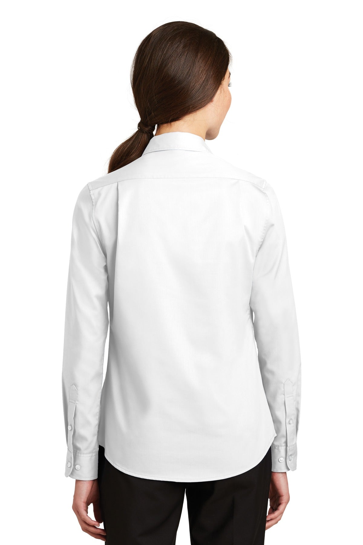 Port Authority Ladies SuperPro Twill Shirt. L663 Womens Apparel Shirts & Tops
