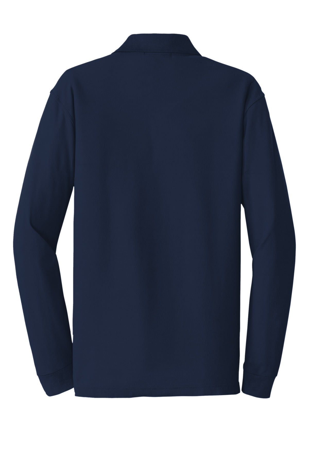 Port Authority Men's Long Sleeve Core Classic Pique Polo. K100LS Mens Apparel Shirts & Tops