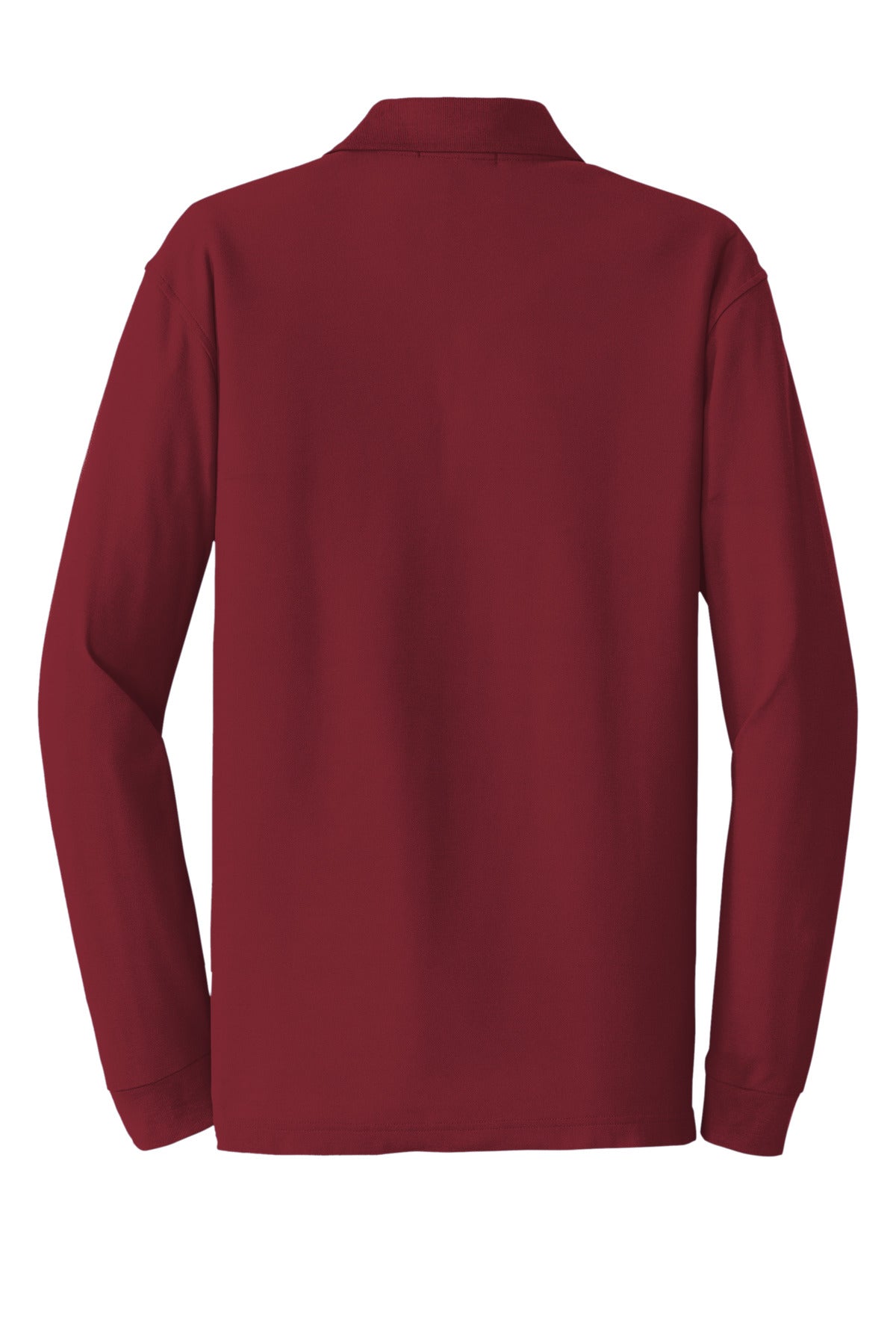 Port Authority Men's Long Sleeve Core Classic Pique Polo. K100LS Mens Apparel Shirts & Tops
