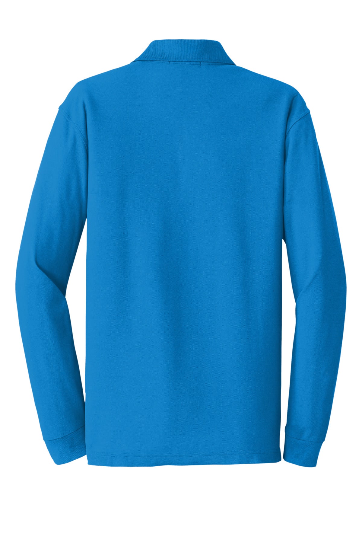 Port Authority Men's Long Sleeve Core Classic Pique Polo. K100LS Mens Apparel Shirts & Tops