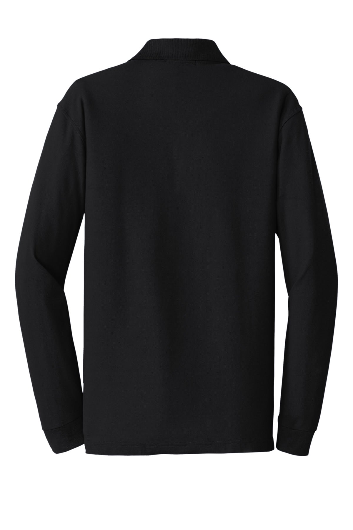 Port Authority Men's Long Sleeve Core Classic Pique Polo. K100LS Mens Apparel Shirts & Tops