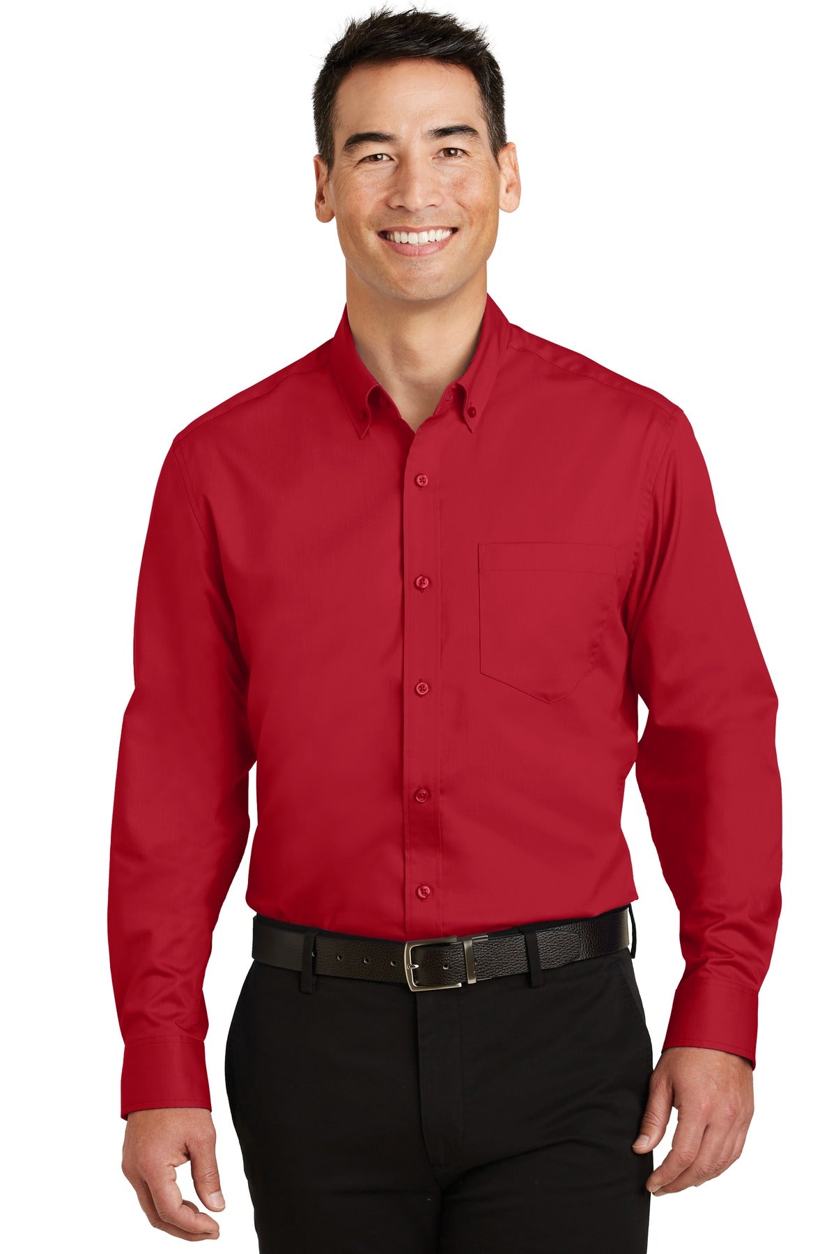 Port Authority Men's SuperPro Twill Shirt. S663 Mens Apparel Shirts & Tops