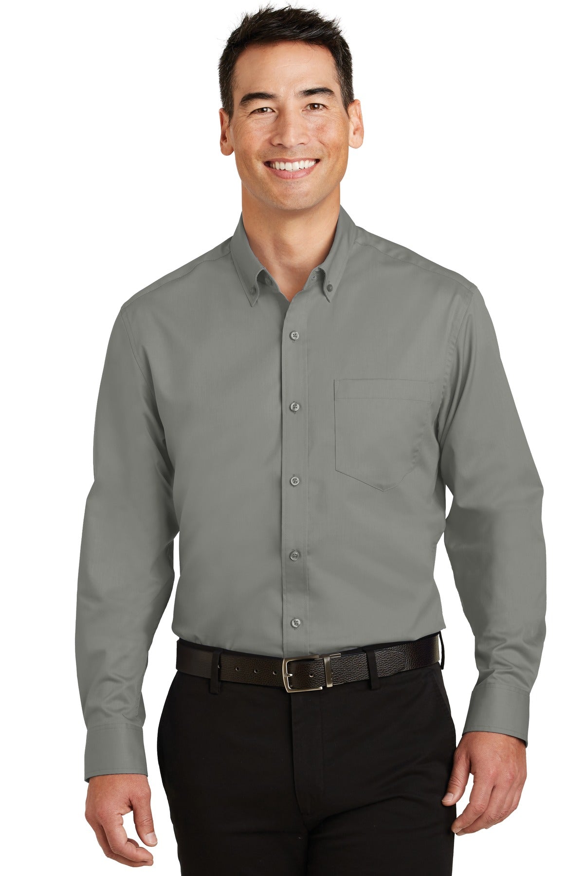 Port Authority Men's SuperPro Twill Shirt. S663 Mens Apparel Shirts & Tops