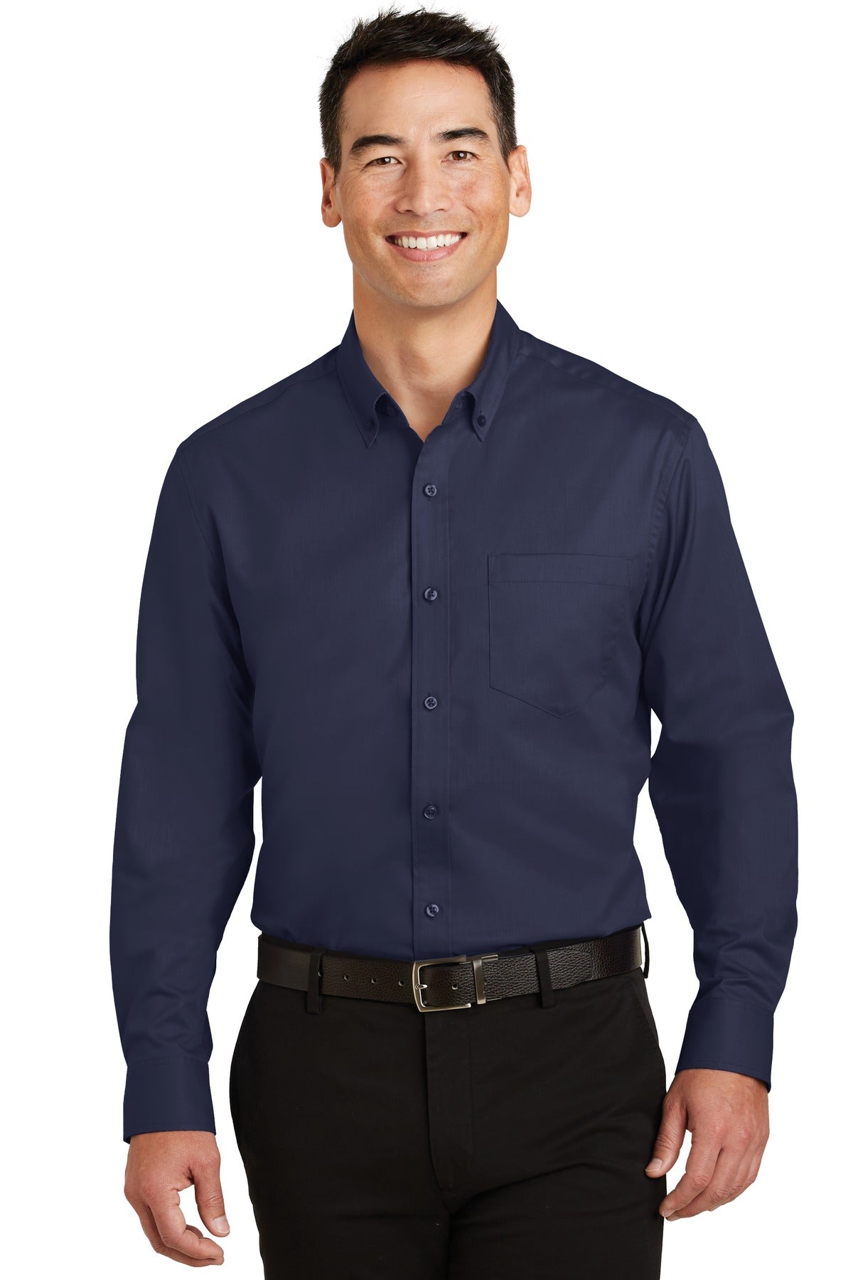 Port Authority Men's SuperPro Twill Shirt. S663 Mens Apparel Shirts & Tops