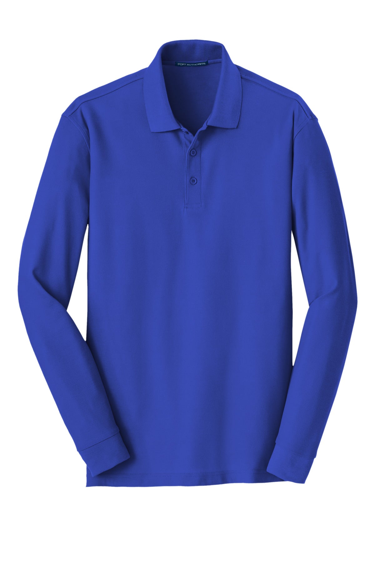 Port Authority Men's Long Sleeve Core Classic Pique Polo. K100LS Mens Apparel Shirts & Tops