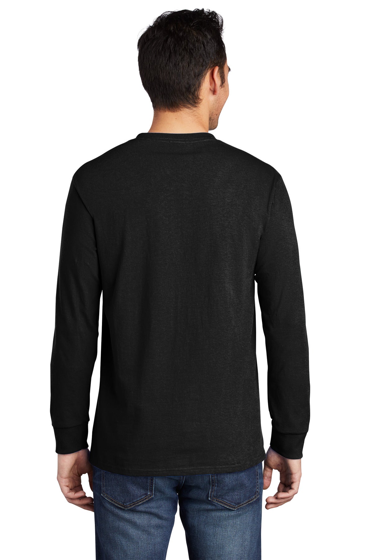 Port & Company Men's Long Sleeve Essential Pocket Tee Mens Apparel Shirts & Tops