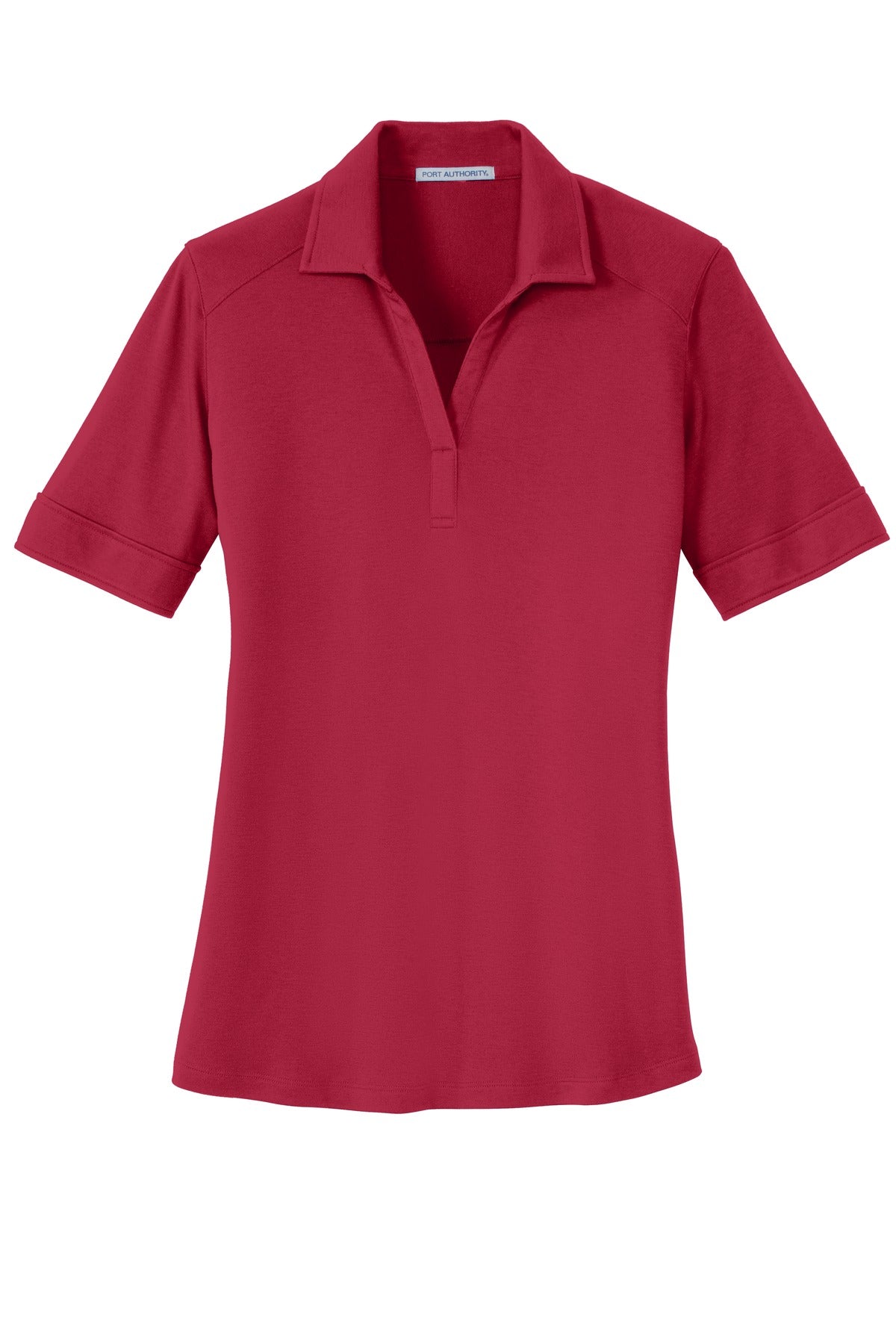 Port Authority Ladies Silk Touch Interlock Performance Polo. L5200 Womens Apparel Shirts & Tops