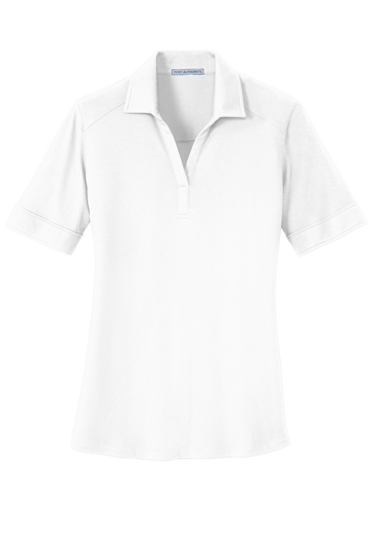 Port Authority Ladies Silk Touch Interlock Performance Polo. L5200 Womens Apparel Shirts & Tops