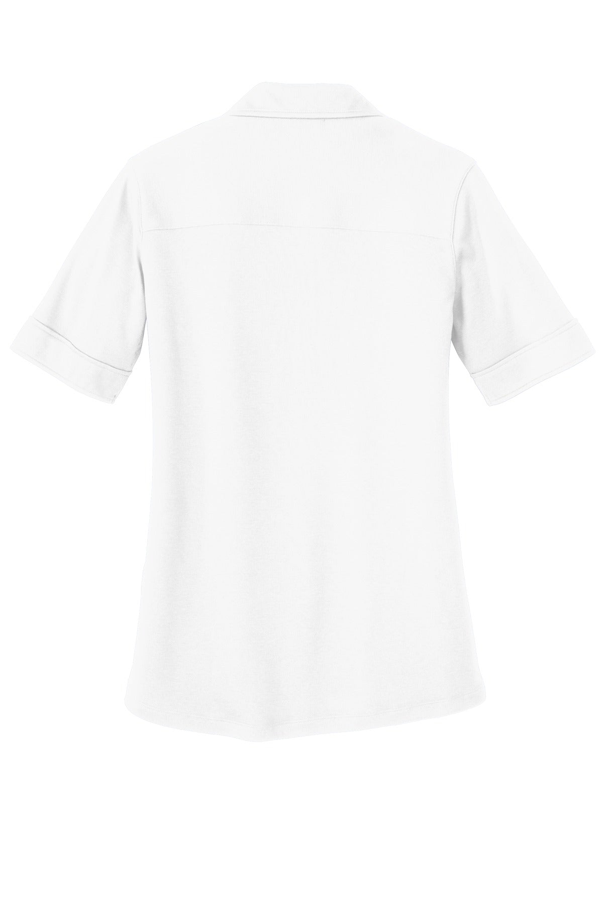 Port Authority Ladies Silk Touch Interlock Performance Polo. L5200 Womens Apparel Shirts & Tops