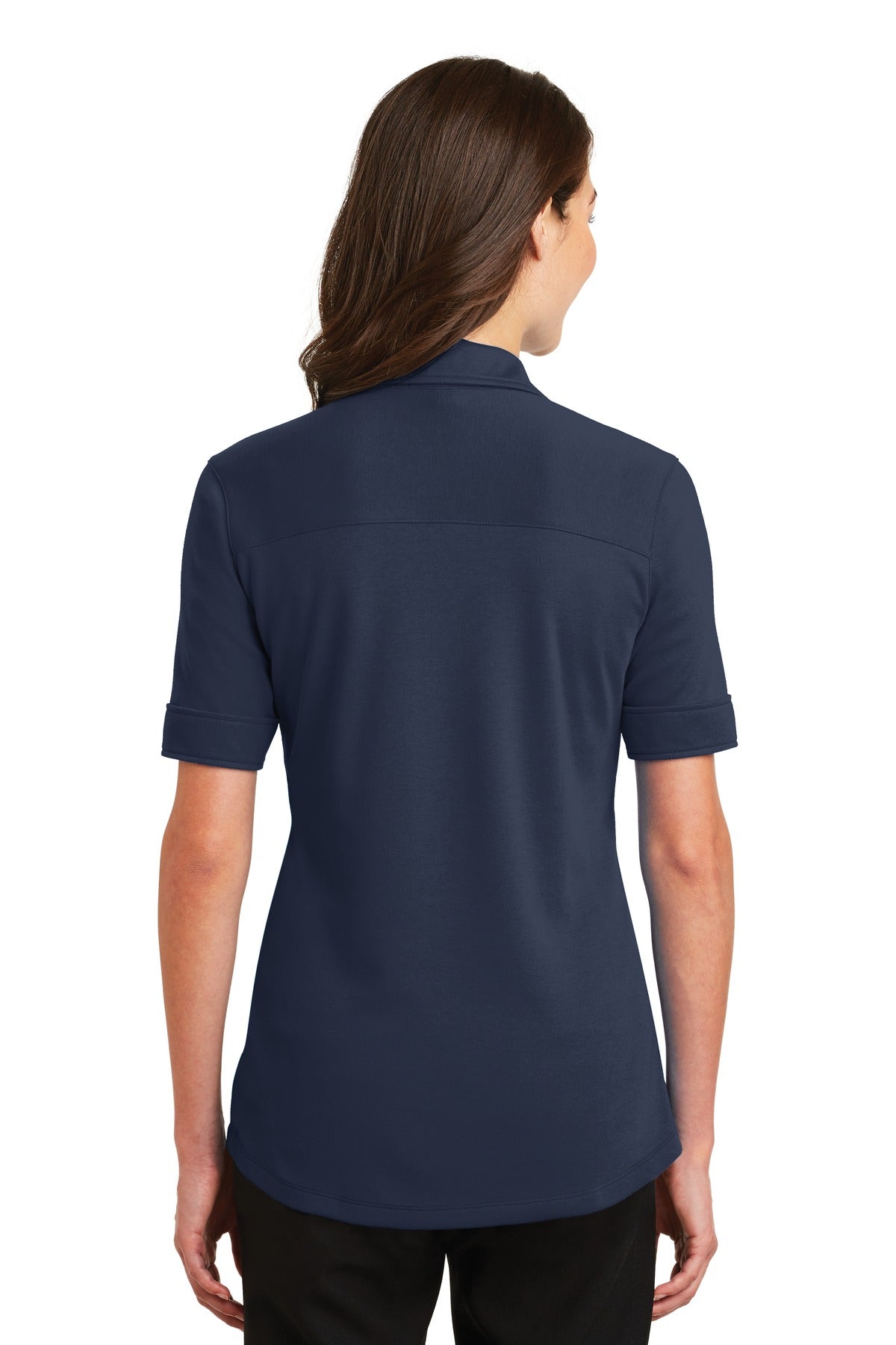 Port Authority Ladies Silk Touch Interlock Performance Polo. L5200 Womens Apparel Shirts & Tops