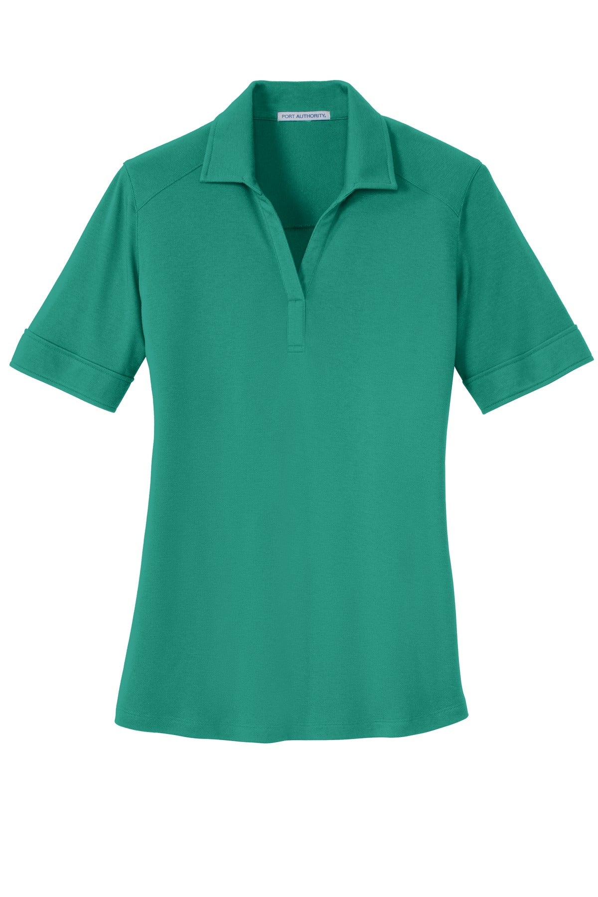 Port Authority Ladies Silk Touch Interlock Performance Polo. L5200 Womens Apparel Shirts & Tops