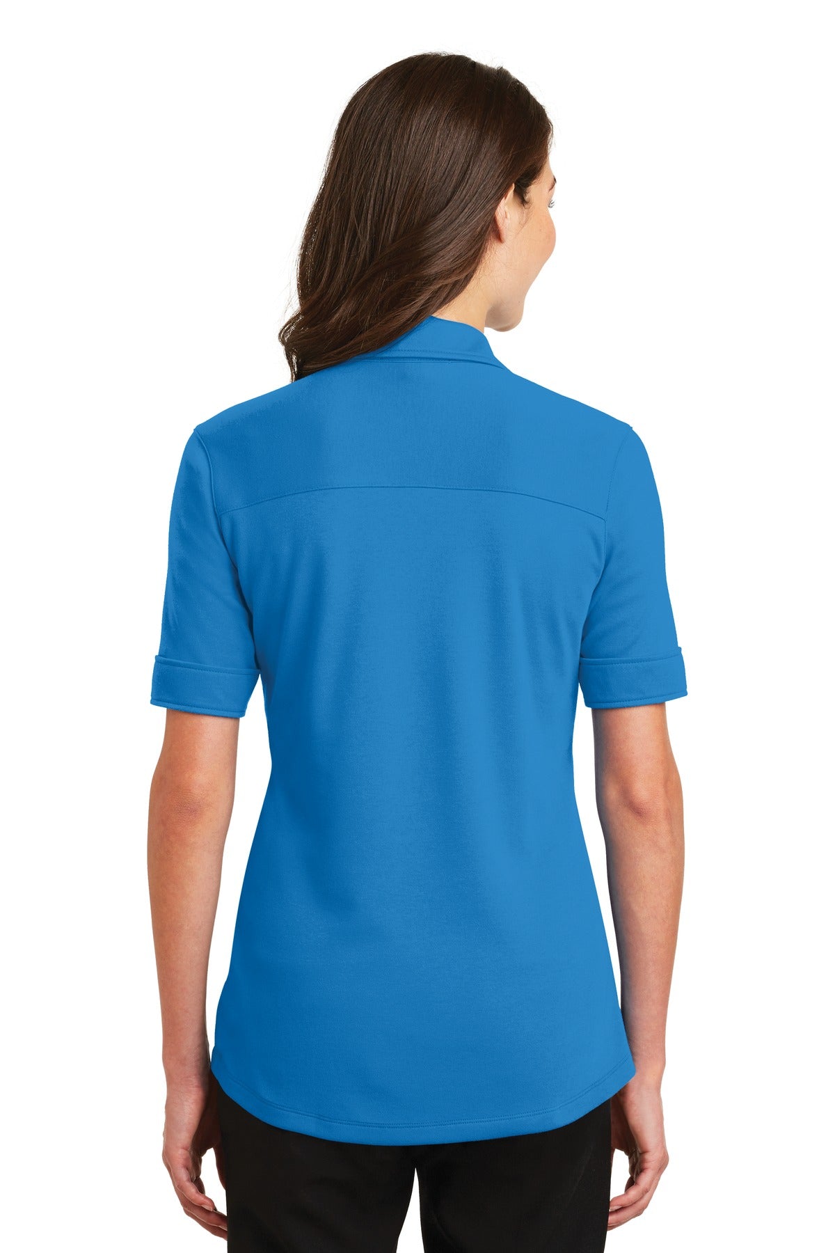 Port Authority Ladies Silk Touch Interlock Performance Polo. L5200 Womens Apparel Shirts & Tops