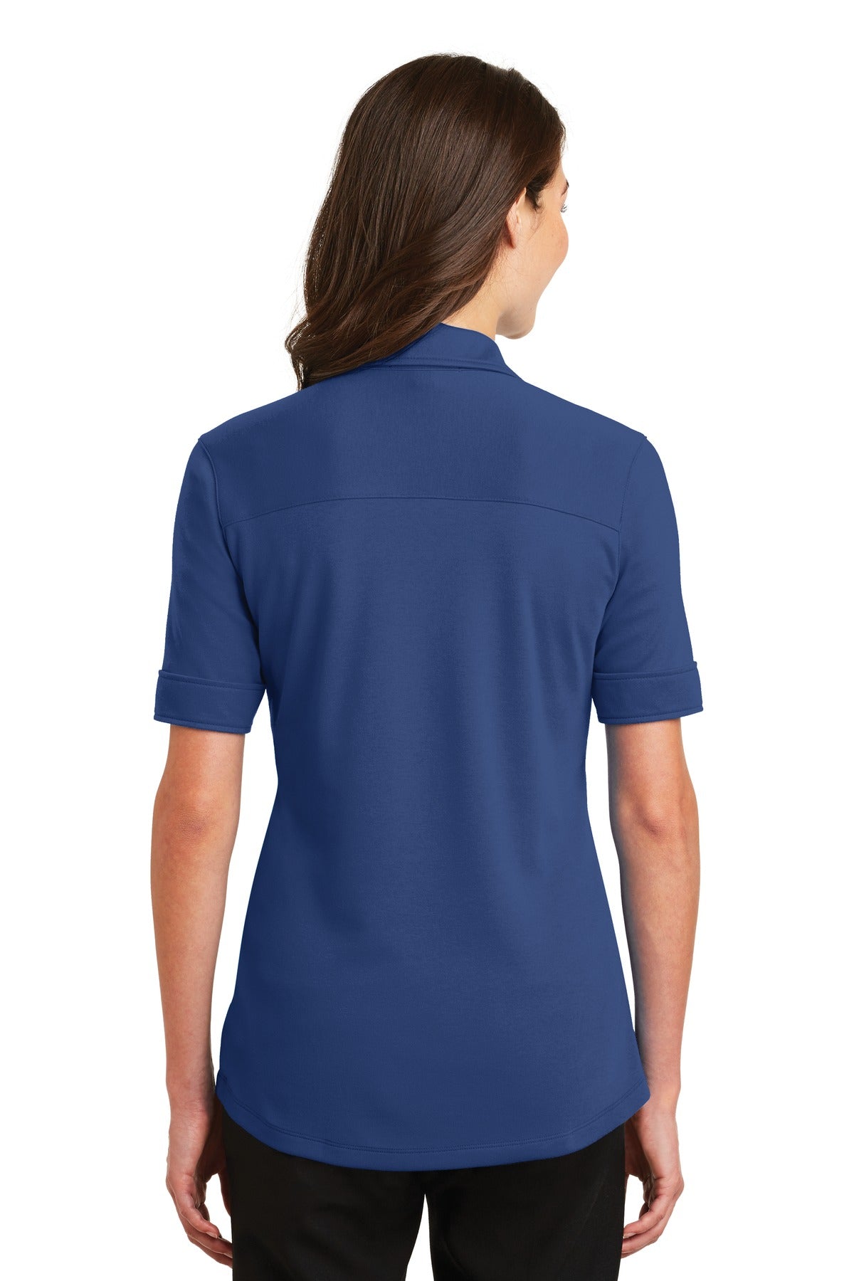 Port Authority Ladies Silk Touch Interlock Performance Polo. L5200 Womens Apparel Shirts & Tops