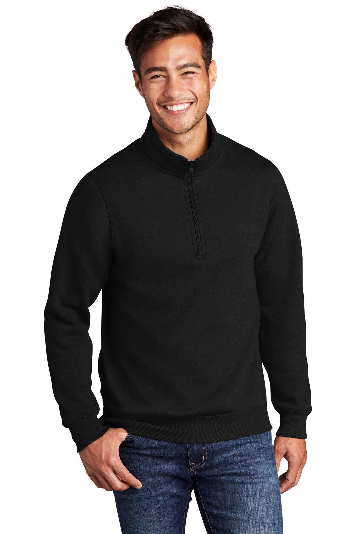 Port & Company - Men's Core Fleece 1/4-Zip Pullover Sweatshirt Mens Apparel Sweatshirts & Fleece