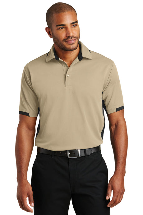 Port Authority Men's Dry Zone Colorblock Ottoman Polo. K524 Mens Apparel Shirts & Tops
