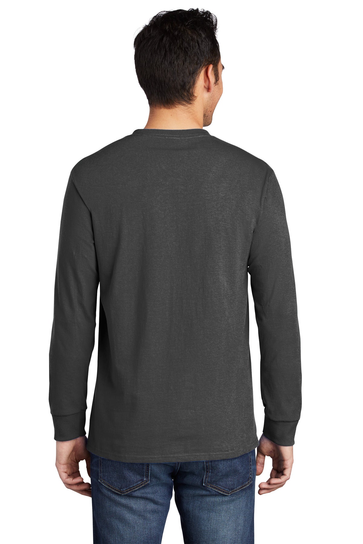 Port & Company Men's Long Sleeve Essential Pocket Tee Mens Apparel Shirts & Tops