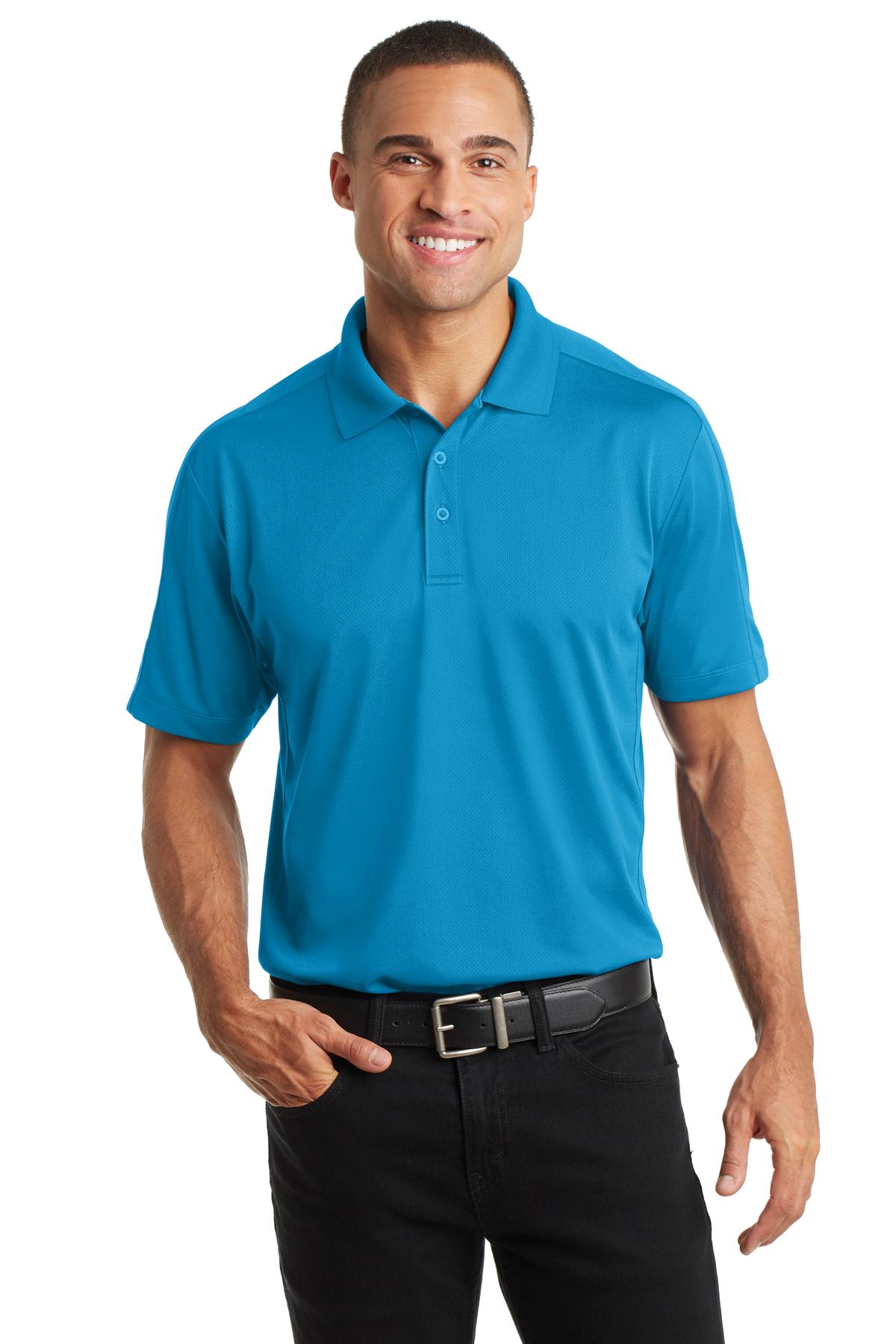 Port Authority Men's Diamond Jacquard Polo. K569 Mens Apparel Shirts & Tops