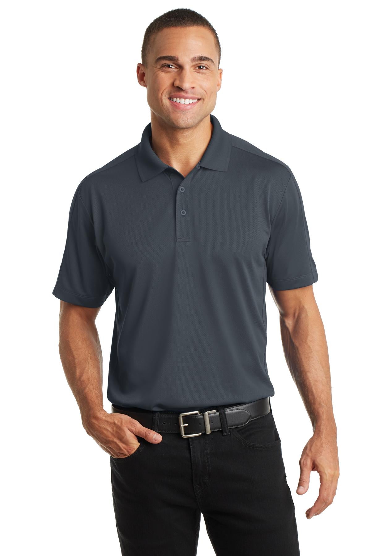 Port Authority Men's Diamond Jacquard Polo. K569 Mens Apparel Shirts & Tops
