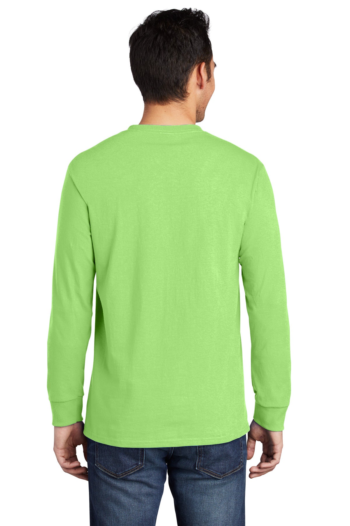 Port & Company Men's Long Sleeve Essential Pocket Tee Mens Apparel Shirts & Tops