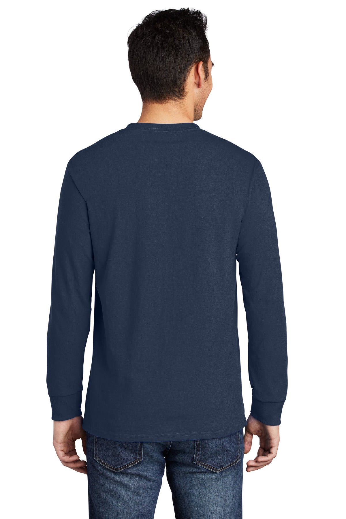 Port & Company Men's Long Sleeve Essential Pocket Tee Mens Apparel Shirts & Tops