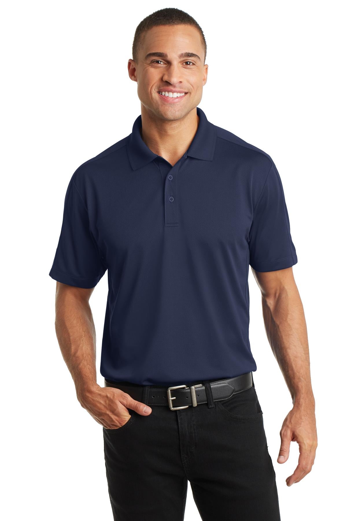 Port Authority Men's Diamond Jacquard Polo. K569 Mens Apparel Shirts & Tops