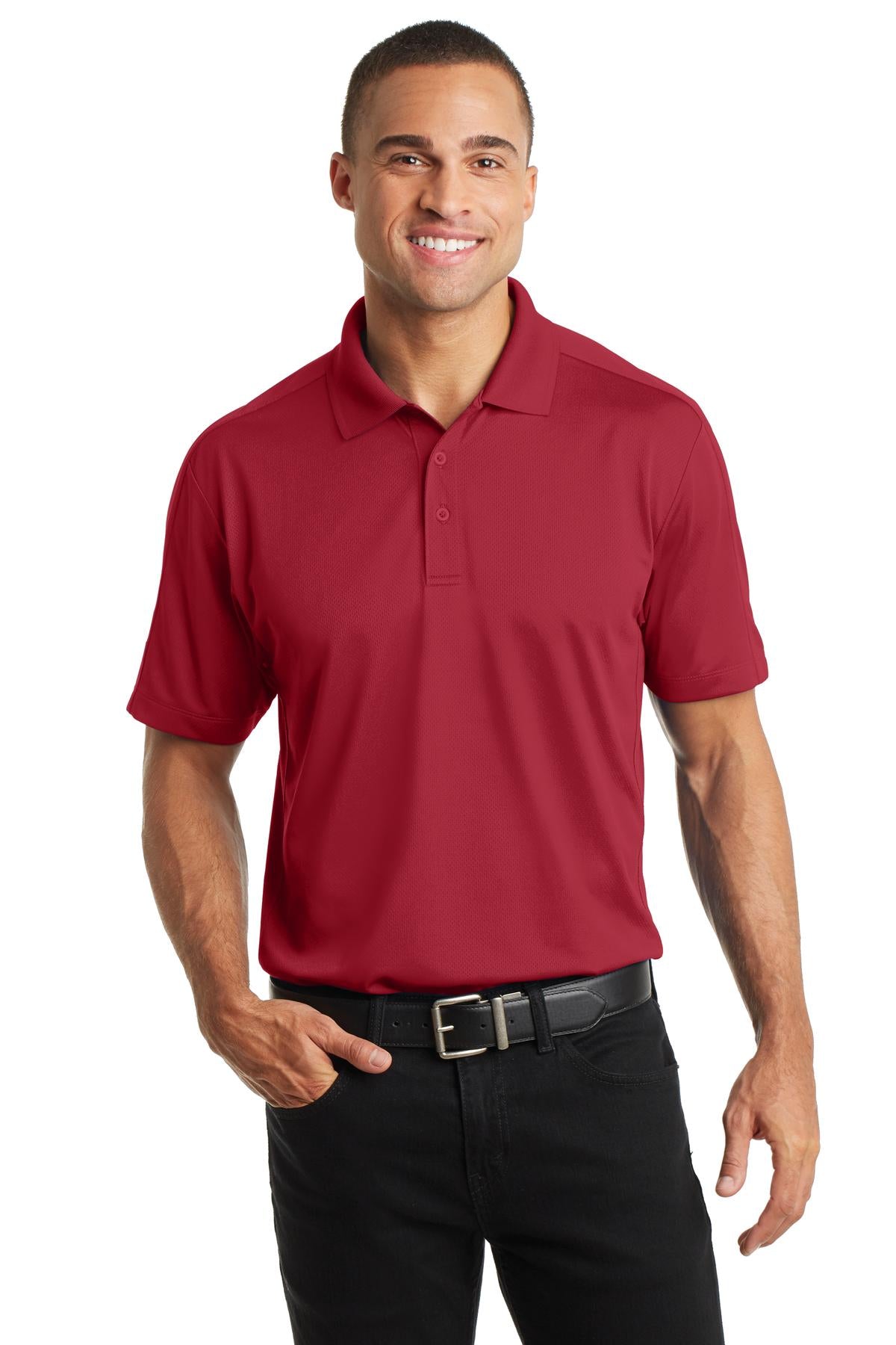 Port Authority Men's Diamond Jacquard Polo. K569 Mens Apparel Shirts & Tops