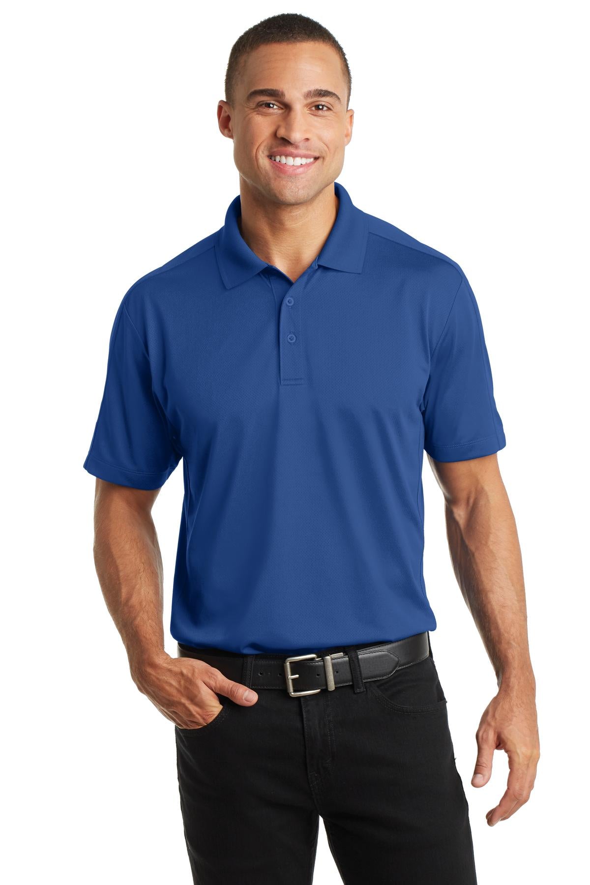 Port Authority Men's Diamond Jacquard Polo. K569 Mens Apparel Shirts & Tops