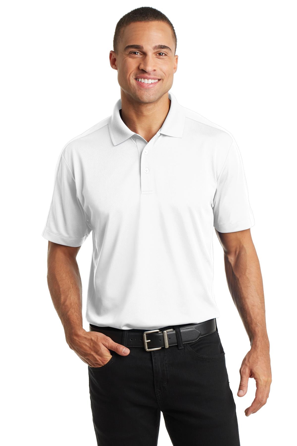 Port Authority Men's Diamond Jacquard Polo. K569 Mens Apparel Shirts & Tops