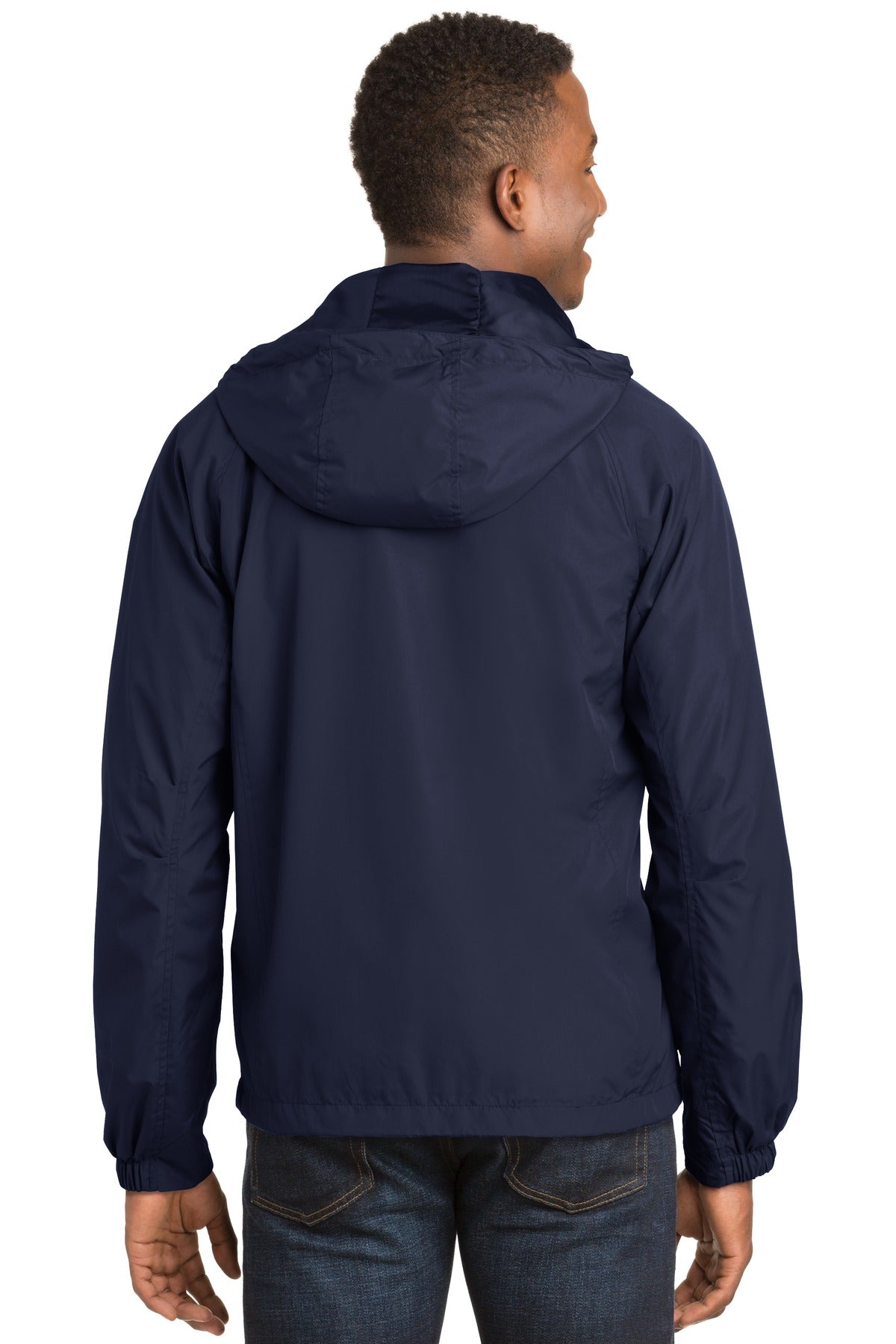 Sport-Tek Men's Hooded Raglan Jacket