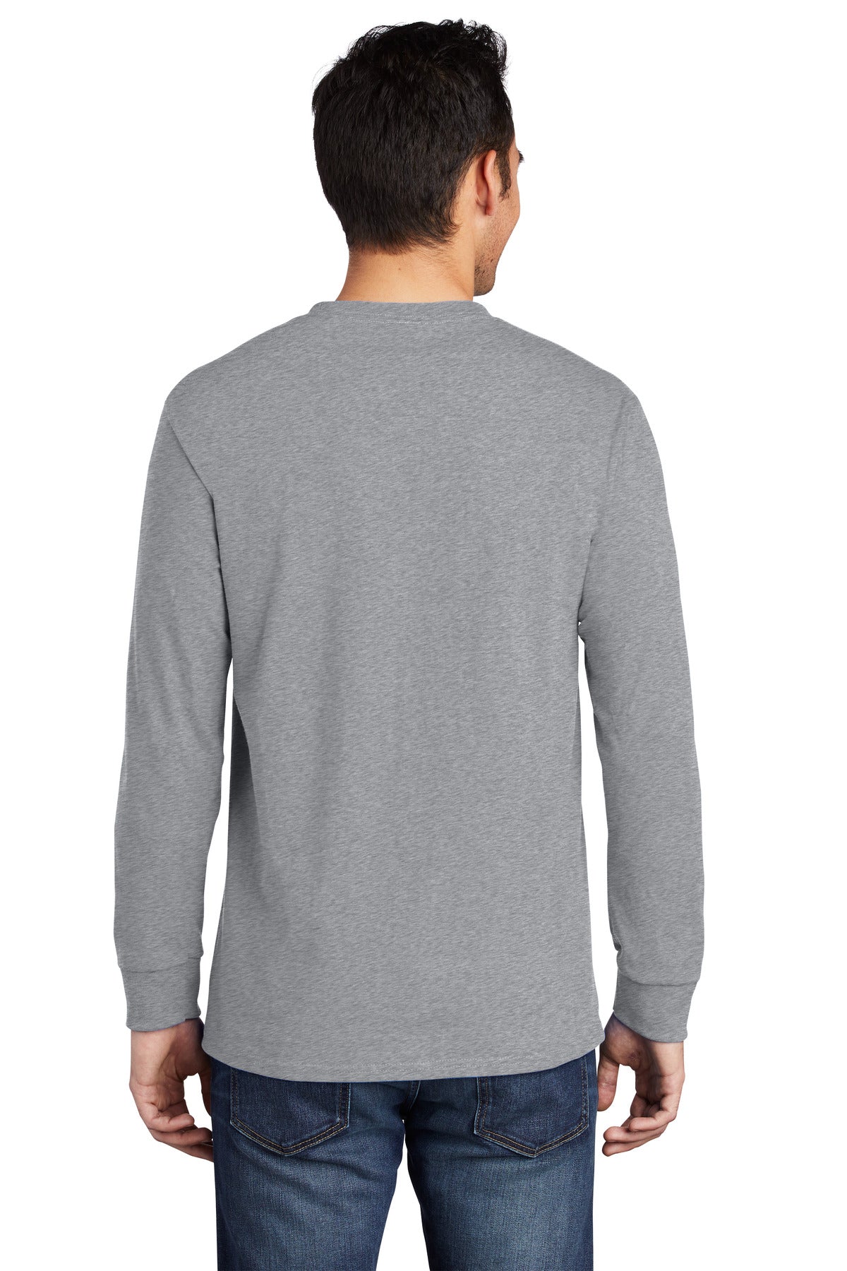 Port & Company Men's Long Sleeve Essential Pocket Tee Mens Apparel Shirts & Tops