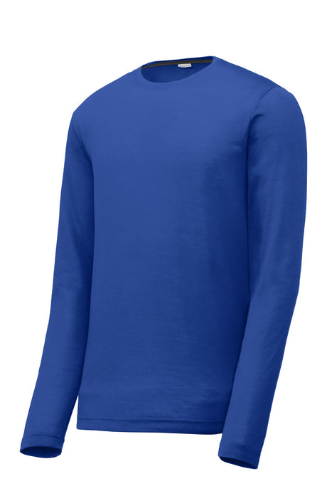 Sport-Tek Men's Long Sleeve PosiCharge Competitor Cotton Touch Tee. ST450LS Mens Apparel Shirts & Tops