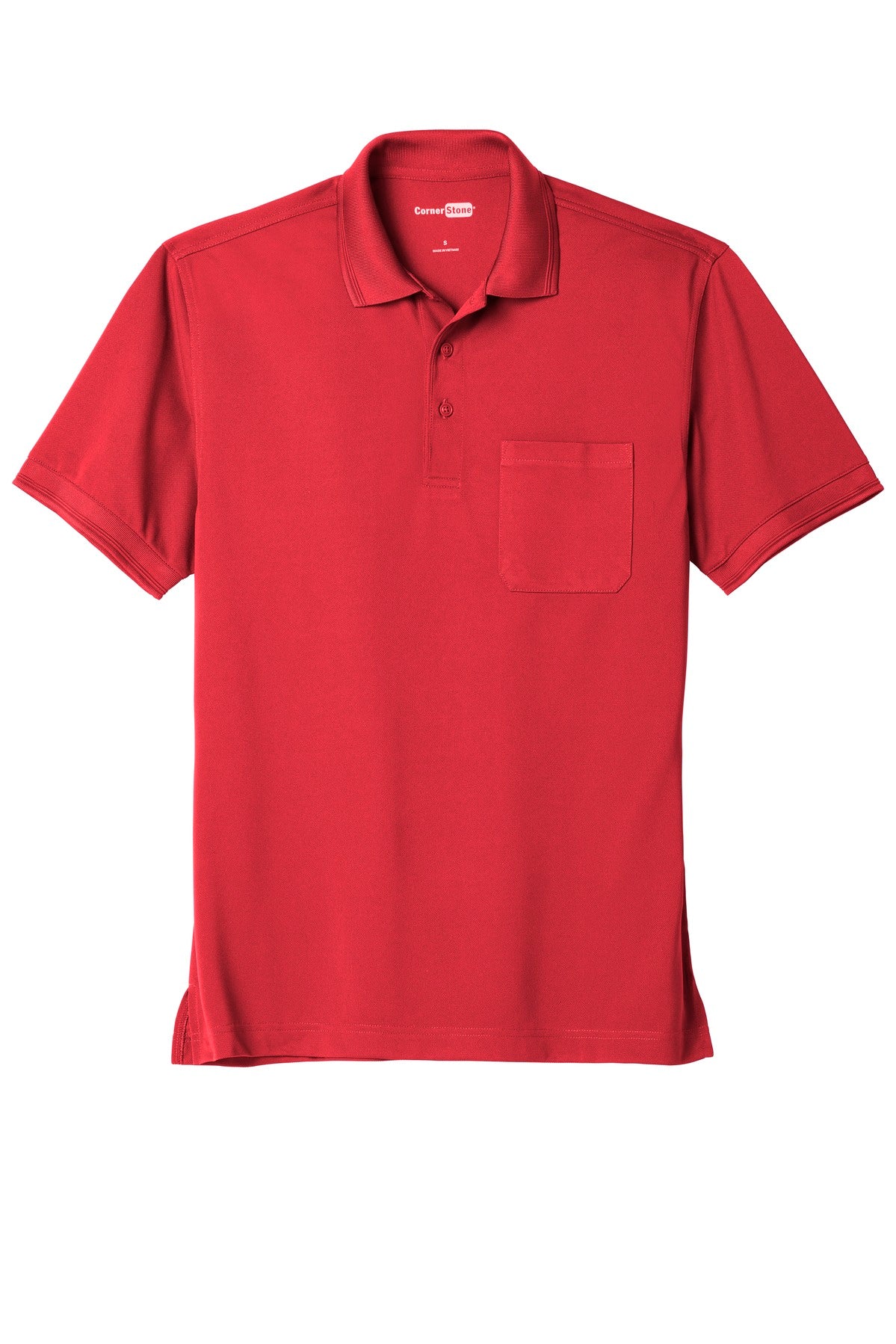 CornerStone Men's Industrial Snag-Proof Pique Pocket Polo. CS4020P Mens Apparel Shirts & Tops