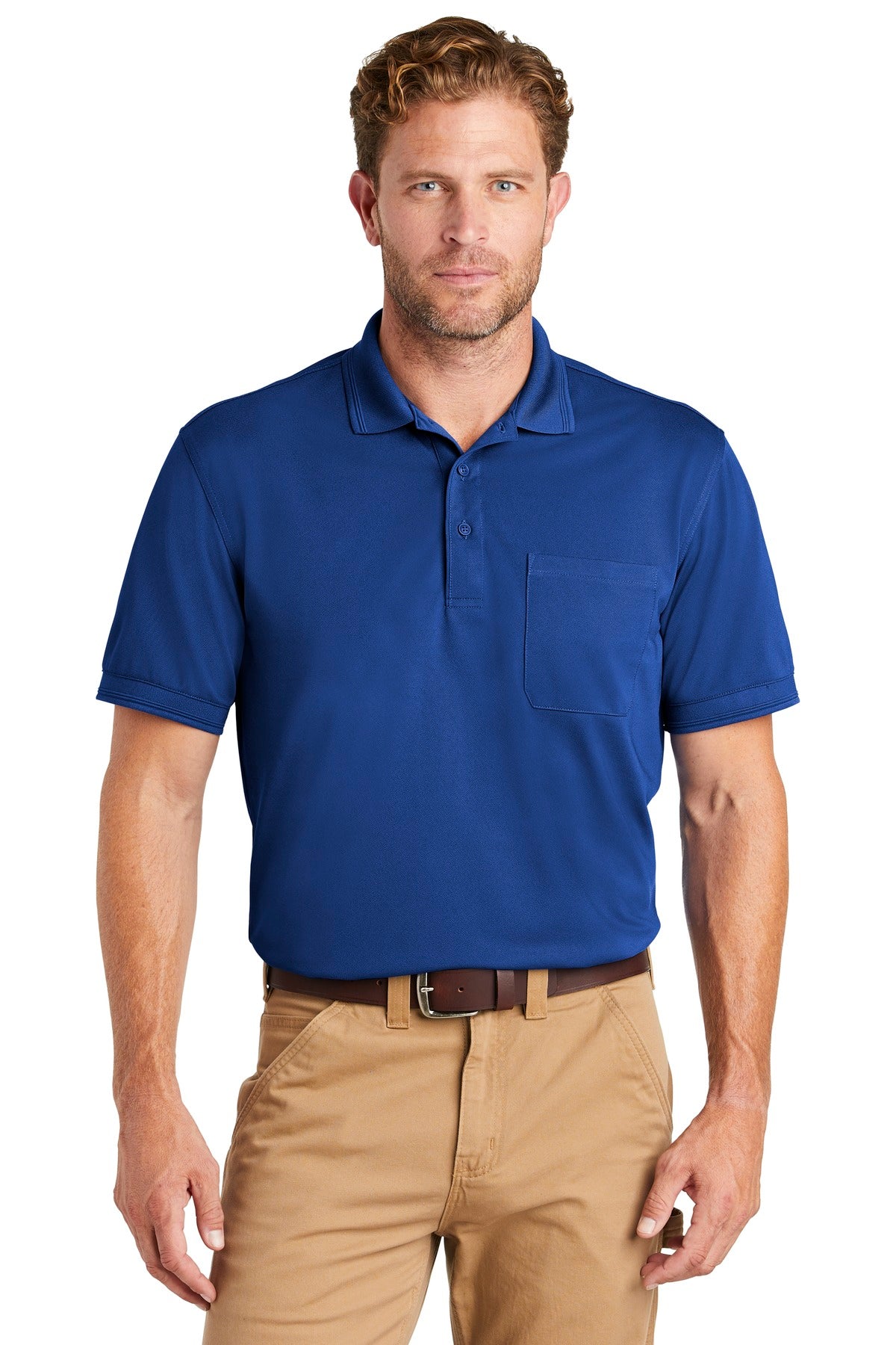 CornerStone Men's Industrial Snag-Proof Pique Pocket Polo. CS4020P Mens Apparel Shirts & Tops