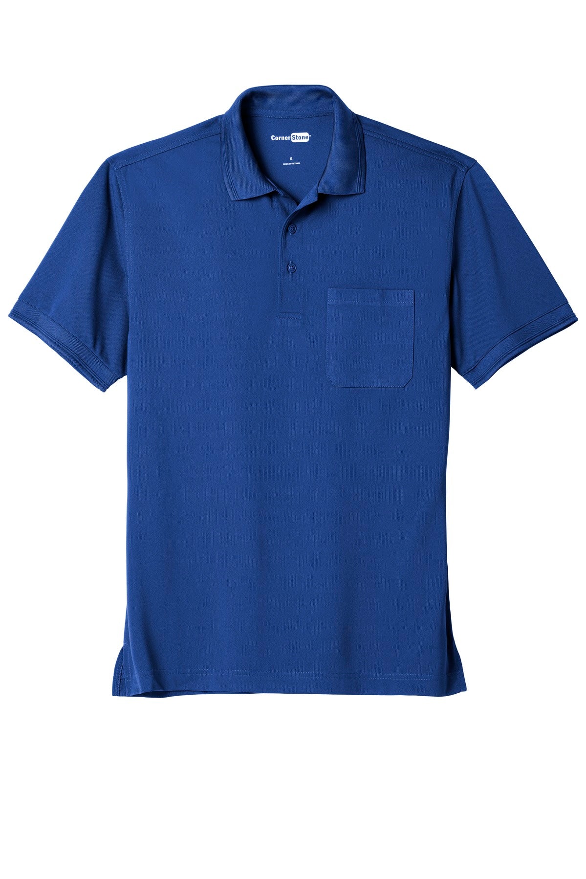 CornerStone Men's Industrial Snag-Proof Pique Pocket Polo. CS4020P Mens Apparel Shirts & Tops