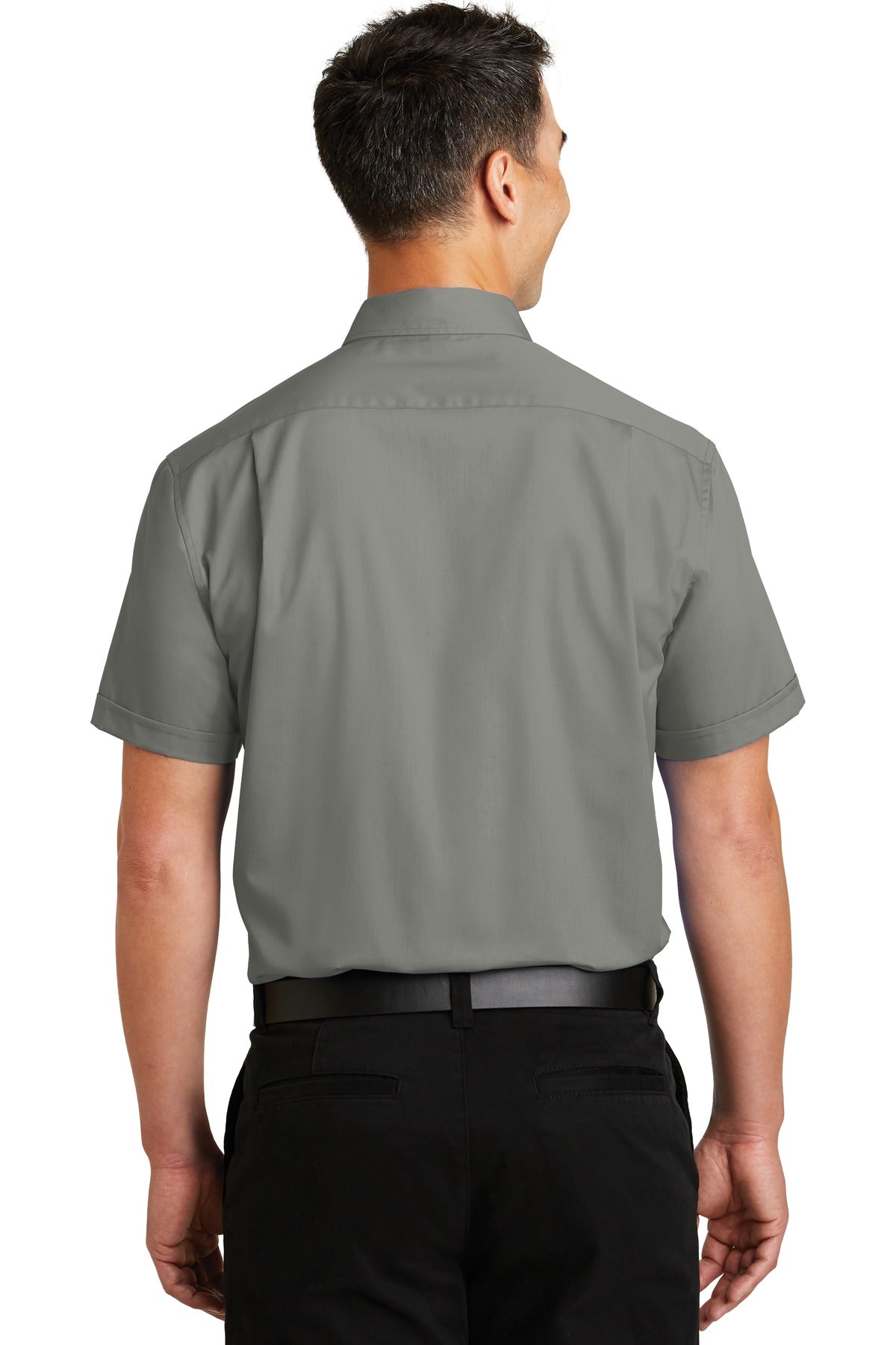 Port Authority Men's Short Sleeve SuperPro Twill Shirt. S664 Mens Apparel Shirts & Tops